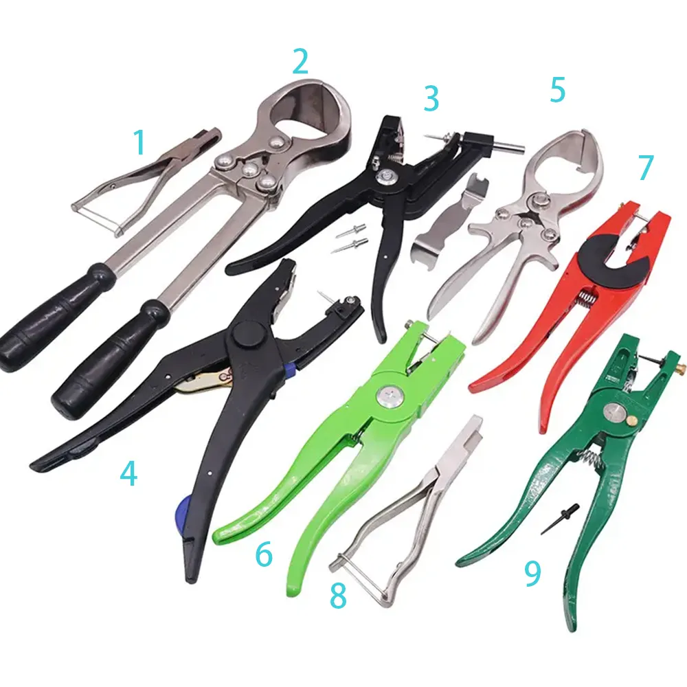 Animal Ear Tag Applicator Plier Metal Livestock Ear Tagger Pig Sheep Cattle Cow Ear Tags Pliers For Sale