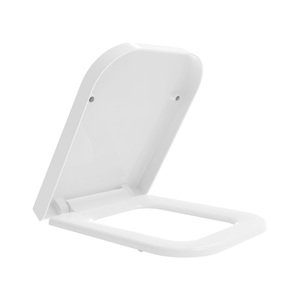 Square Shape <strong>Toilet</strong> Seat Cover UF <strong>European</strong> Standard Size 445*360mm <strong>Toilet</strong> Seat