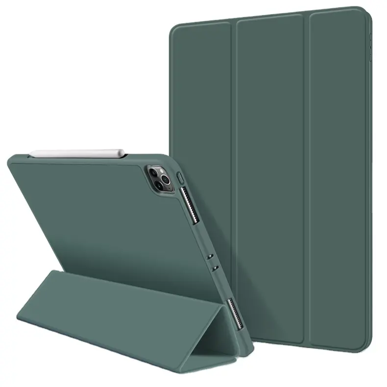 Weiche Silikon hülle Echtes Leder Stoßfest für neues iPad 11 Pro 2020 Tablet Hülle für iPad Air 4 Tablet