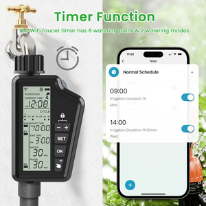 AVATTO Tuya manipolatore Timer irrigazione intelligente irrigazione WiFi Smart Controller valvola acqua lavoro con Alexa Google - Product Image 4