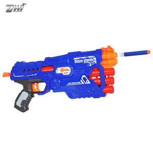 Süper ve güçlü çekim tabanca el 10 mermi ile yumuşak kurşun oyuncak silah işletilen - Product Image 6