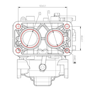H267 וובר 32/36 DGV DGEV DGAV קרבורטור חשמלי Choke פחמימות עבור טויוטה איסוף 20 22R ניסן דאטסון מאזדה B2200 EMPI הולי