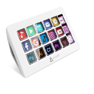 Shopping Website AJAZZ AKP153 Desk Controller Type-C Wired 15 <strong>LCD</strong> Key 1 Side Screen Mainstream Studio Controller Keypad - Product Image 1