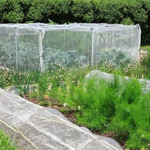Red de insectos finos de 10 'x 20' para protección de jardín, cubierta de fila, pantalla de cama elevada, malla, mosquitera de invernadero