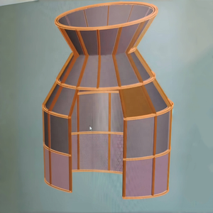 Tùy chỉnh thiết kế thép không gỉ hàng rào Màn hình Divider gazebo Nhà Hàng phân vùng di chuyển phòng ăn kim loại sắt <span class=keywords><strong>Pavilion</strong></span> Terrace - Product Image 3