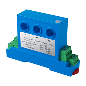 Sensor de corriente Hall 0-5A 0-10A 0-25A 0-30A 0-50A Sensor transmisor de corriente CA 4-20mA 0-10V Convertidor de transductor de corriente trifásico - Product Image 2