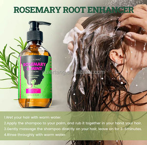 Label pribadi Anti ketombe rambut rontok Biotin Rosemary Mint pertumbuhan rambut bebas sulfat sampo dan kondisioner Set untuk Cabello - Product Image 3