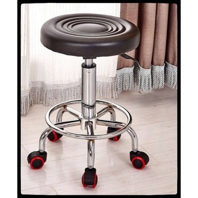 (Black) Standard Beauty Stool with Hardware Claws