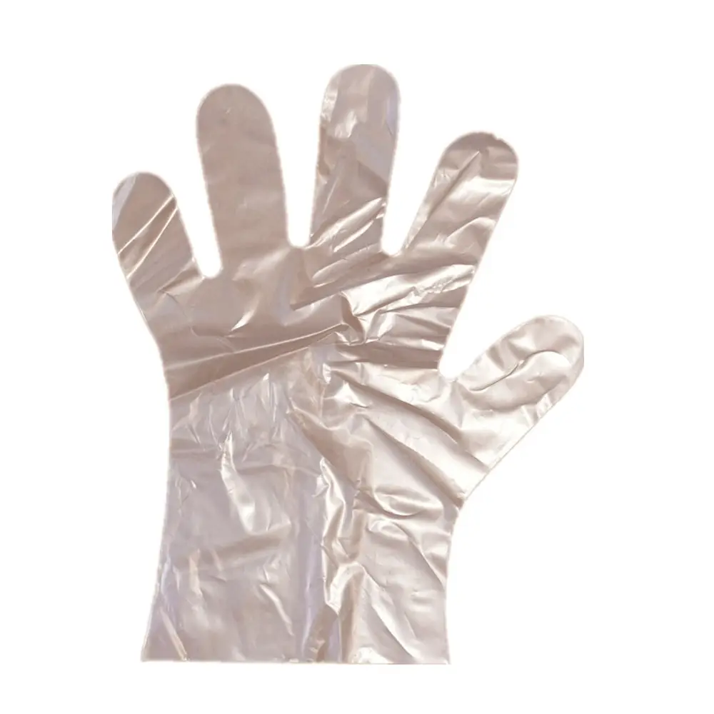 Kunden spezifische Großhandel Einweg Pe Handschuh Kunststoff handschuh für Lebensmittel