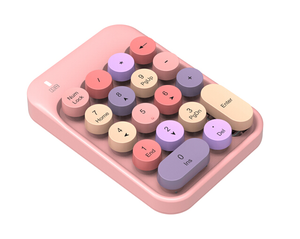 GEEZER Round Keycap Design <strong>Numeric</strong> <strong>Keypad</strong> Stylish Keyboard <strong>Mouse</strong> <strong>Combos</strong> for Girls' Send Gift - Product Image 2
