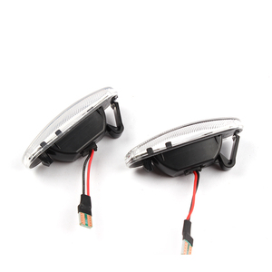 ADT dinamik füme Led dinamik yan işaretleyici dönüş sinyal ışığı flaşör lamba göstergesi A3 8L A4 B5 LED yan sinyal lambası Amber - Product Image 2