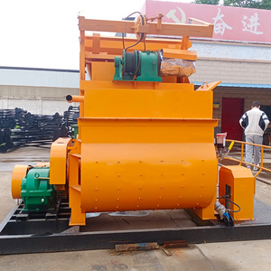 High Quality JS500 <strong>JS750</strong> JS1000 JS500 JS1500 JS2000 JS3000 Twin Shaft Concrete <strong>Mixer</strong> for Sale - Product Image 2