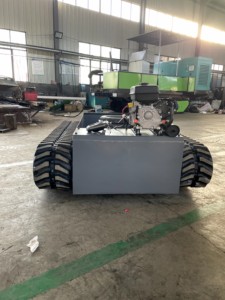 Yeni tasarımcı tam özelleştirme paletli araç şasi kauçuk elektrikli uzaktan kumanda paletli şasi - Product Image 6
