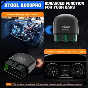 AD20 PRO più recente Scanner diagnostico sistema completo OBD2 strumento di monitoraggio di bordo olio Reset batteria Test IOS auto Android - Product Image 5