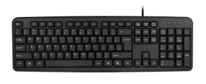 Jedel Teclado de oficina con cable de 104 teclas Interfaz USB Operación de membrana Estándar silencioso para escritorio Venta al por mayor en stock - Product Image 3