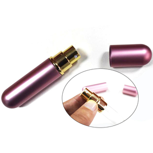 Mini Vòng Kim Loại Nhôm Xách Tay 5Ml Rỗng Du Lịch Refillable Nước Hoa Atomizer Chất Lỏng Phun Mẫu Chai Cho Ngoài Trời - Product Image 5