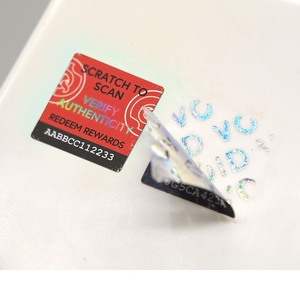 Custom QR <strong>Code</strong> Holographic Sticker Data Encryption Original Labels 3d Hologram Unique Serial Number Stickers - Product Image 3