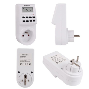 Spina di UE STATI UNITI REGNO UNITO FR BR Programmatore Spina Digitale Settimanale Programmabile Timer Interruttore Presa di Tempo Orologio Timer Presa di 220V 110V - Product Image 5
