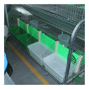Gabbia di coniglio automatica attrezzature agricole celle madre e bambino gabbia di coniglio femmina con scatola nido