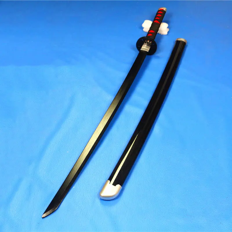2022 Demon Slayer Wooden Sword Large Size Katana Cosplay Wooden Toy Sword