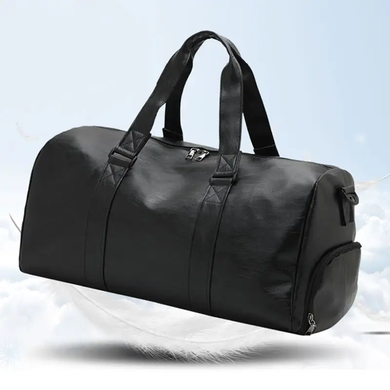 यात्रा बैग महिलाओं के हैंडबैग पु चमड़े बड़ी क्षमता फिटनेस बैग