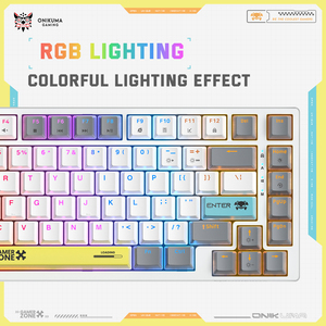 ONIKUMA G58 82 <strong>Keys</strong> Wired <strong>Keyboard</strong> Mechanical Gaming <strong>Keyboard</strong> Professional Ergonomic <strong>Computer</strong> RGB Hot-Swappable <strong>Keyboard</strong> - Product Image 6