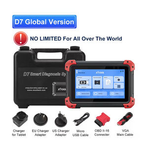 Analizador de motor de coche lector de código XTOOL D7 OBD2 escáner herramienta de diagnóstico para todos los programadores de llaves de coche 36 + reinicios, codificación de inyector FCA - Product Image 2
