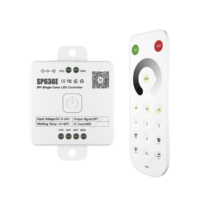 New Listing SPI SP630E RGBIC <strong>LED</strong> <strong>Controller</strong> 600 Pixel Magic Color Strip Light Smart Bluetooth Music Dimmer RF <strong>DMX</strong> Decoder Manual