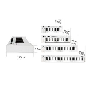 Midiplus Audio X4 mini OEM Factory 49 Mini Keys Midi Keyboard Controller Teclado para Studio USB Midi Controller Plug and Play - Product Image 6
