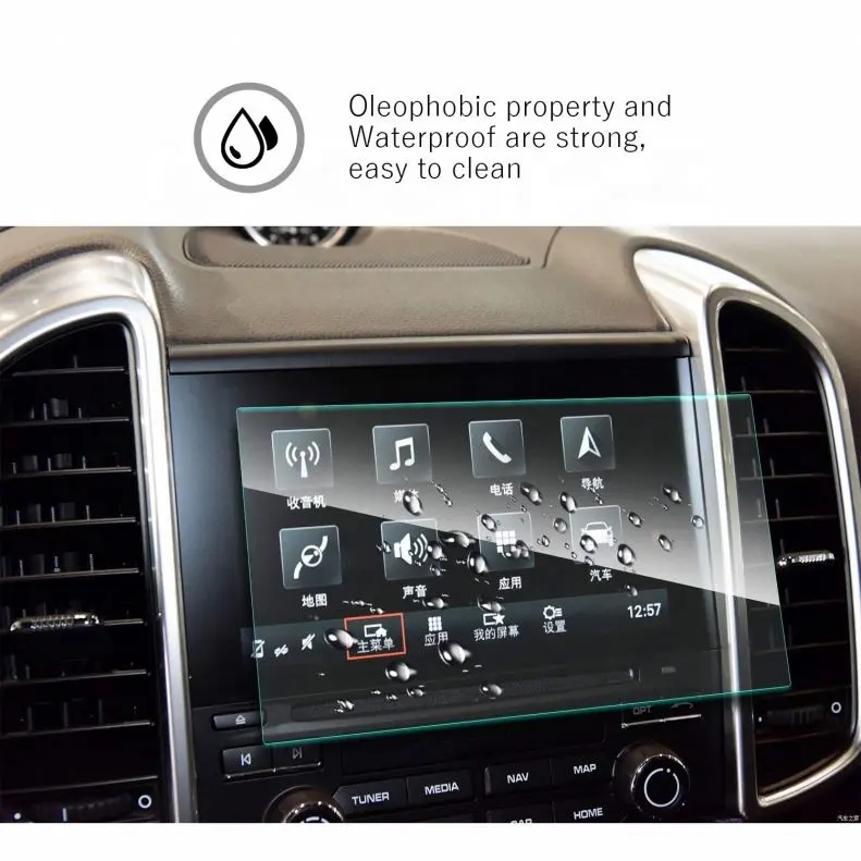 Protecteur d'écran tactile pour voiture, 8.4 pouces, pour Dodge Challenger chargeur, Durango Dart Journey Uconnect, radio, Navigation, centrale, 1 pièce