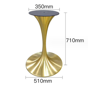 Tulip hình một cơ thể kim loại chân vàng bạc đồng đen trắng Bàn cà phê chân Bàn Trà Chân bàn ăn cơ sở mini bar chân - Product Image 2