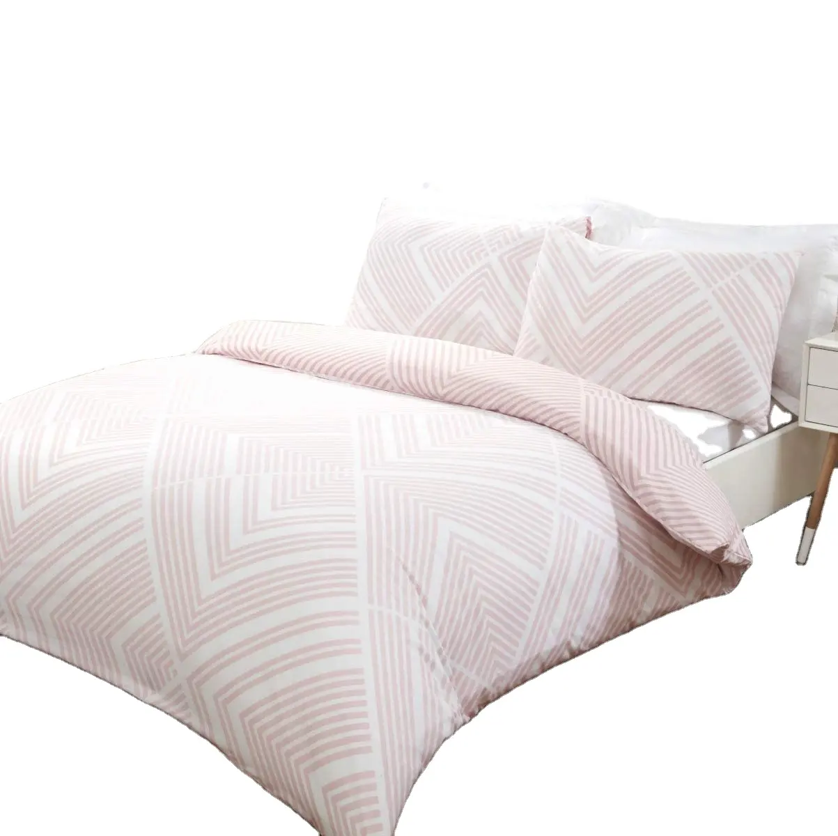 Stripe Multi color Duvet Cover & Pillowcase Set Bedding Quilt Soft microfiber Quilt Cover Set