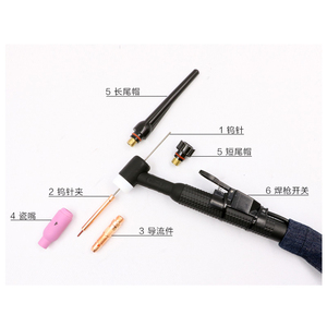 WP17高综合质量氩弧焊焊枪TIG焊枪用于火炬头焊接 - Product Image 4