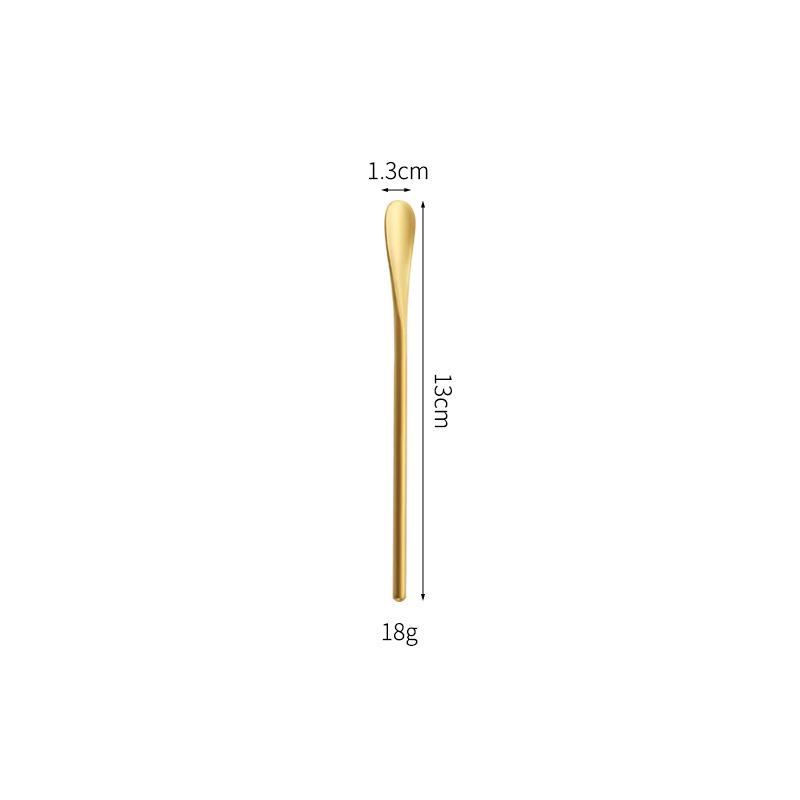 13cm gold spoon