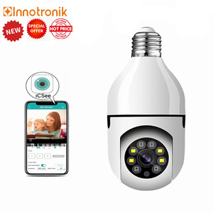 Innotronik desteği P2P 1080P 360 derece E27 LED lamba IP kamera panoramik güvenlik WiFi ampul kamera ile 2 yönlü ses - Product Image 1