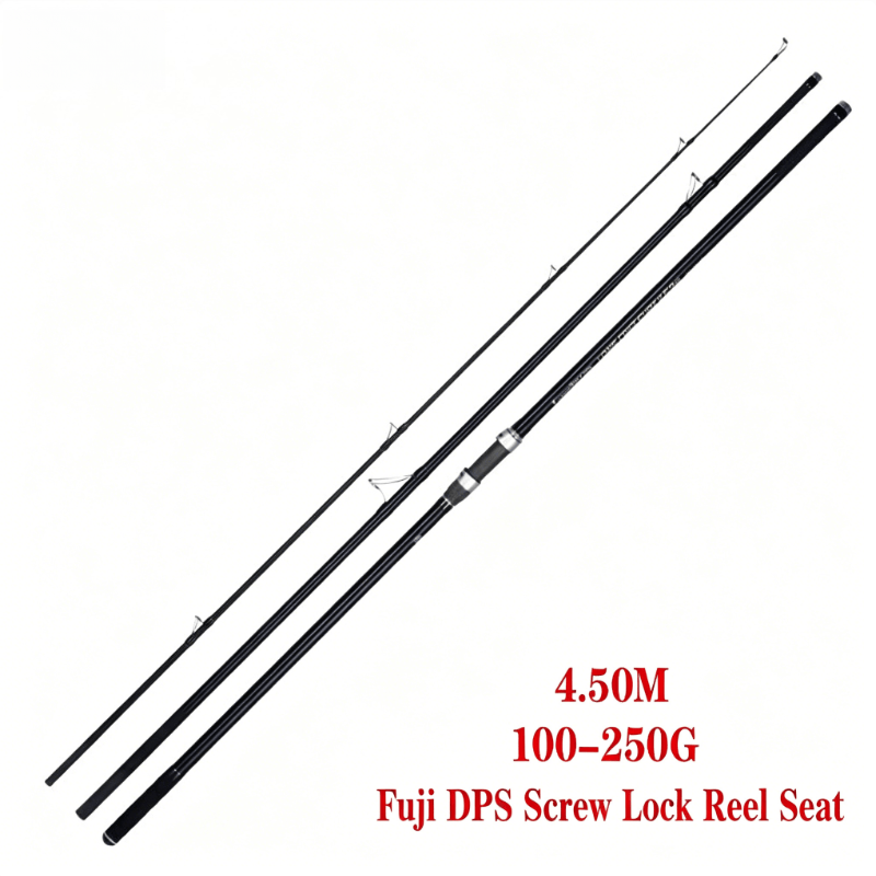Porte-moulinet à vis noir 4,5 m 100-250 g