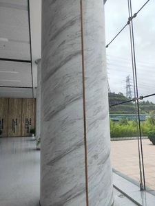 Volakas Waben steinplatte aus weißem Marmor mit Aluminium rücken für Wand verkleidung und Säule - Product Image 6