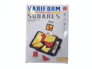 Juego de bloques de construcción de Tangram educativo interactivo, juego de lógica, tarjetas de desafío, juego de mesa, rompecabezas, juguete para chico - Product Image 2