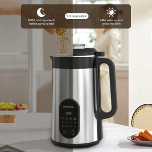 51oz 8 in 1 somun ve soya süt makinesi yapmak badem/yulaf süt ve suyu otomatik temiz zamanlayıcı sıcak tutmak paslanmaz çelik tasarım - Product Image 5