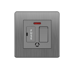 Enchufe conmutado multifunción 13a con accesorios eléctricos de neón, interruptor de pared de fábrica, interruptor de luz, enchufe eléctrico