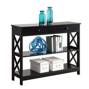 Orta yüzyıl siyah Metal 80cm 2 çekmeceli konsol giriş lüks mermer masa koridor giriş masaları - Product Image 3
