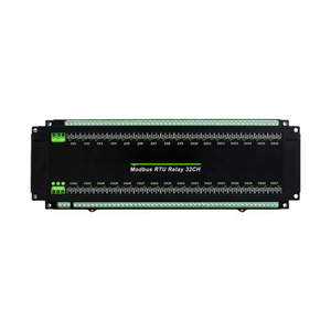 Modbus RTU modulo relè a 32 canali RS485 interfaccia con più circuiti di protezione di isolamento industriale custodia DIN-rail - Product Image 1