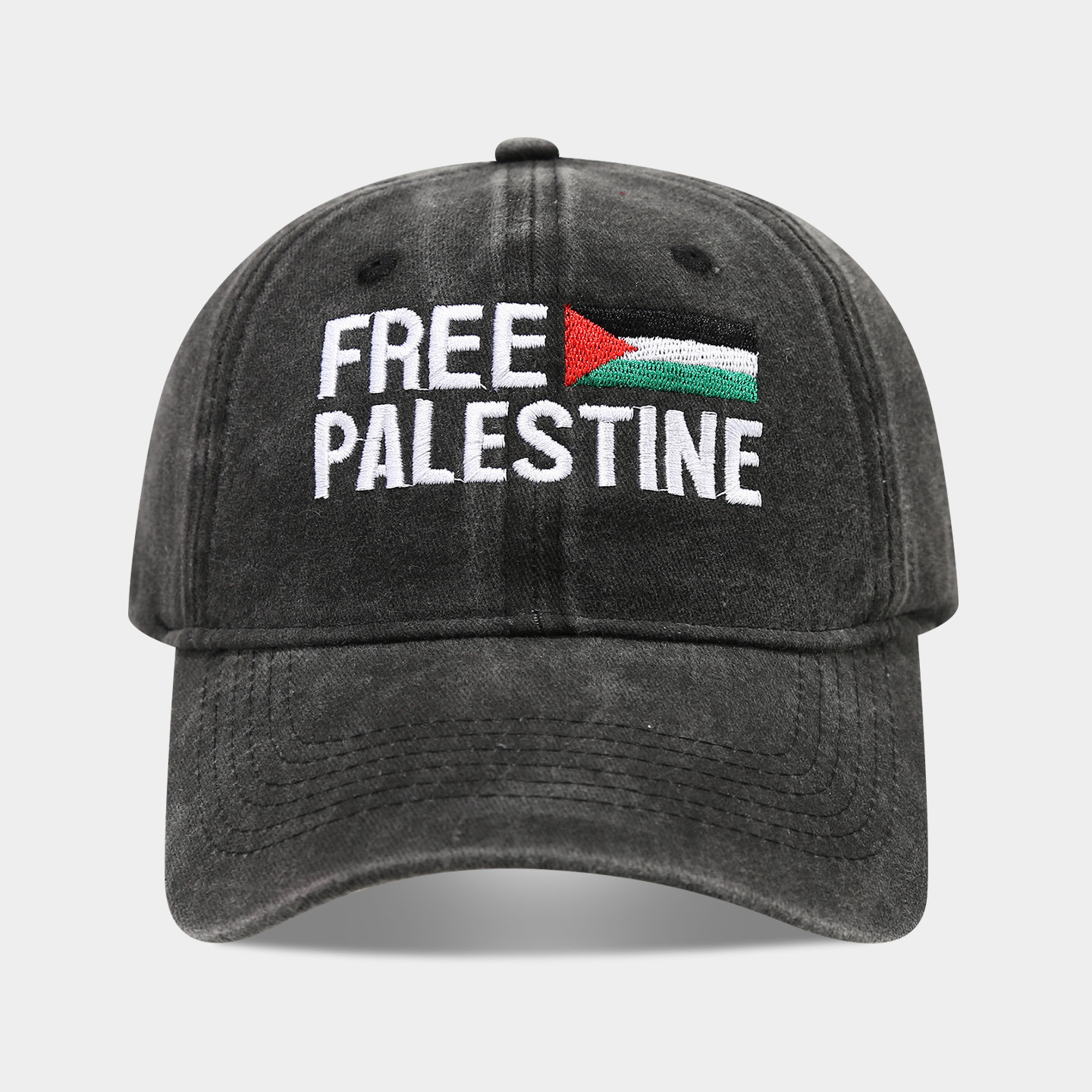 bandera palestina negra