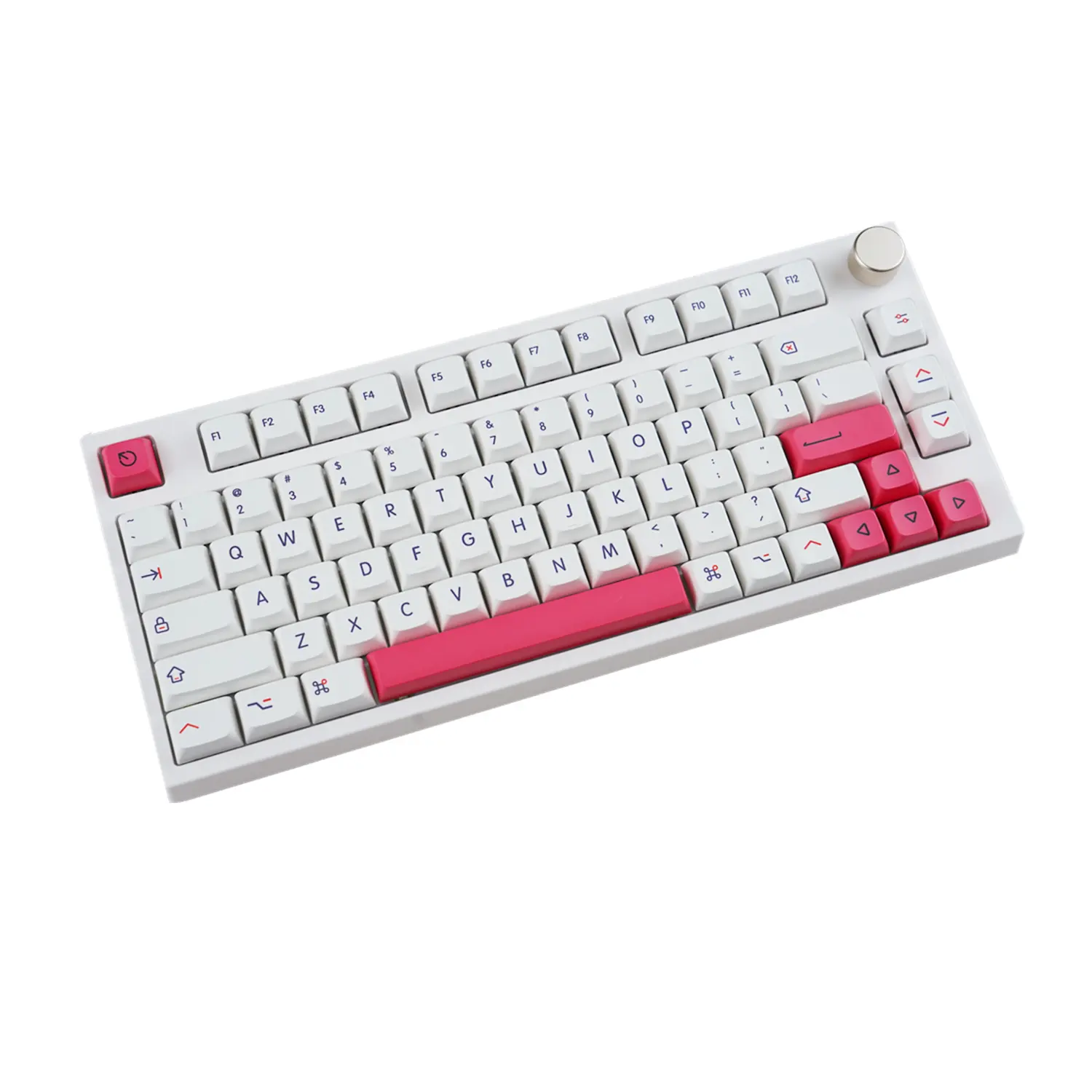 Teclado mecánico intercambiable en caliente MATHEW TECH MK80 Max 75 por ciento para juegos RGB, teclado de montaje de junta inalámbrico de 3 modos ANSI/ISO