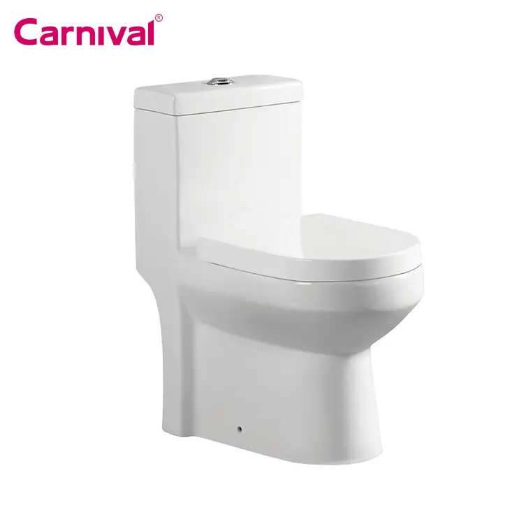 Tiêu chuẩn Mỹ đơn giản phong cách hiện đại WC thiết bị vệ sinh một mảnh gốm siphonic kép Flush cupc nhà vệ sinh cho phòng tắm