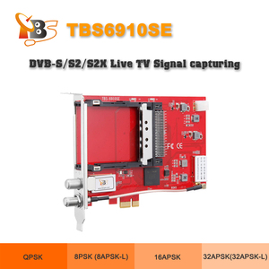 DVB-S DVB-S2 DVB-S2X Dual Tuner Dual CI PCIe Card Capturing Satellite TV Channels for IPTV Streaming TBS6910SE - Product Image 2