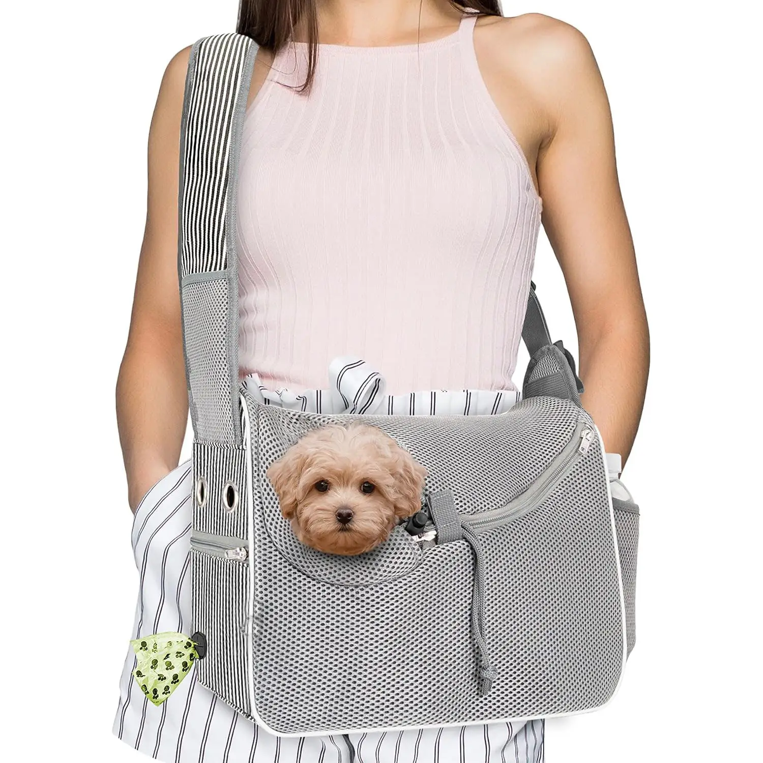 günstiger tragbarer katzen-rucksack für reisen hund haustier tragetasche schlinge schultertasche