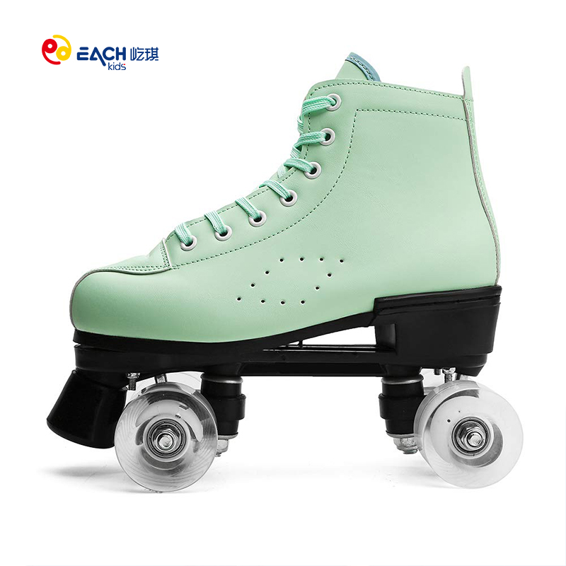 Roues vert-clair