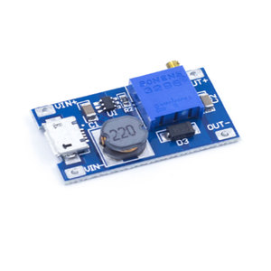 Módulo convertidor DCDC, potenciador de voltaje ajustable, 28V, 2A, módulo conversor MT3608 - Product Image 4