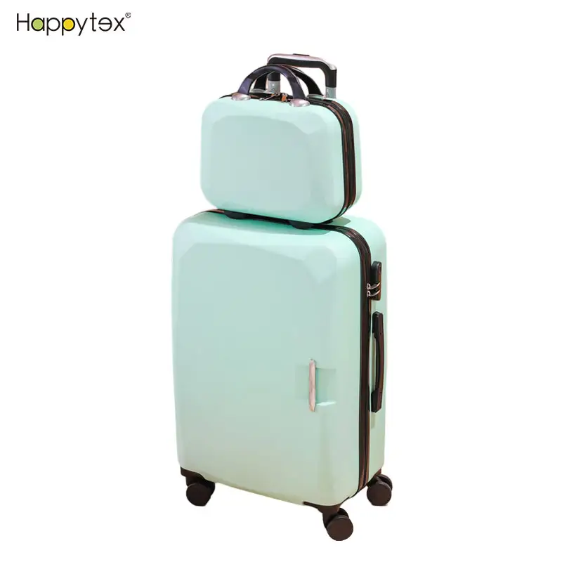 Moda Luxo Conjuntos de Bagagem de 2 Peças Spinner Rodas Viagem Carry On Hand Designer Suitcase Com Soft Handle Maquiagem Case